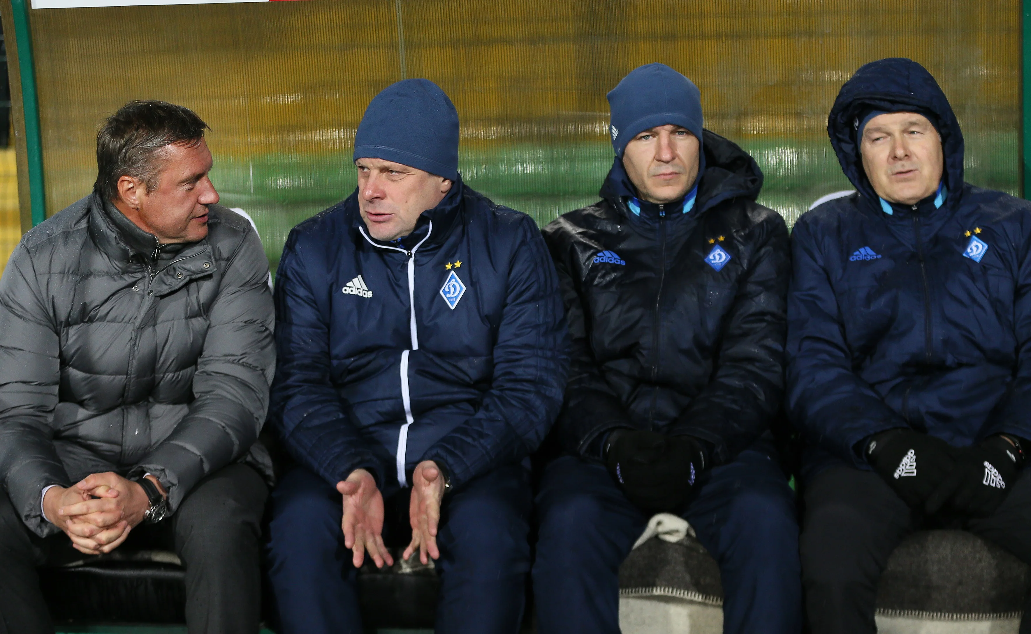 Тренерський штаб Динамо / фото: Є. Кравс