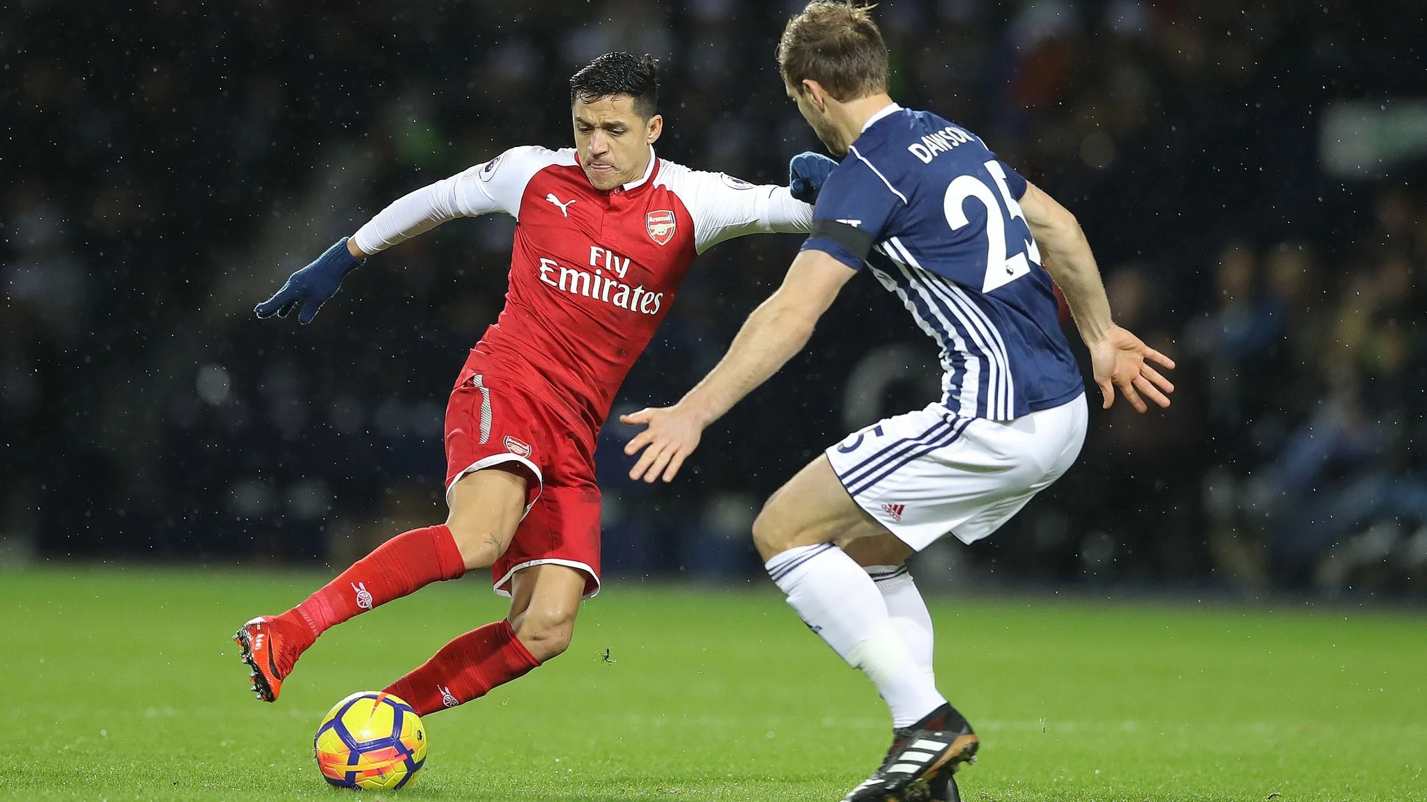 Санчес против Доусона / твиттер Вест Бромвича