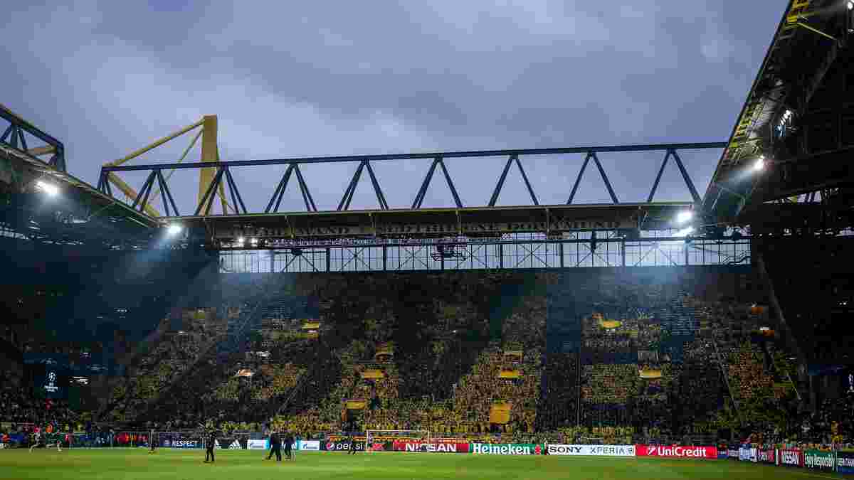 Стадион Боруссии Дортмунд имел наибольшую среднюю посещаемость в 2017 году
