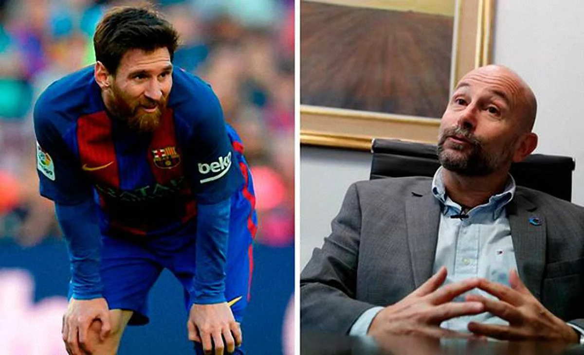 Месси и его врач, аргентинский эндокринолог Шварцштайн