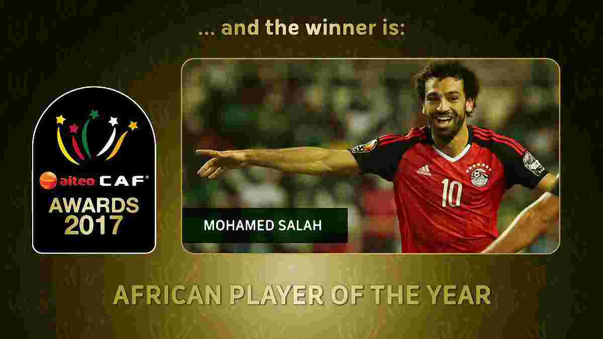 Салах – найкращий гравець Африки 2017