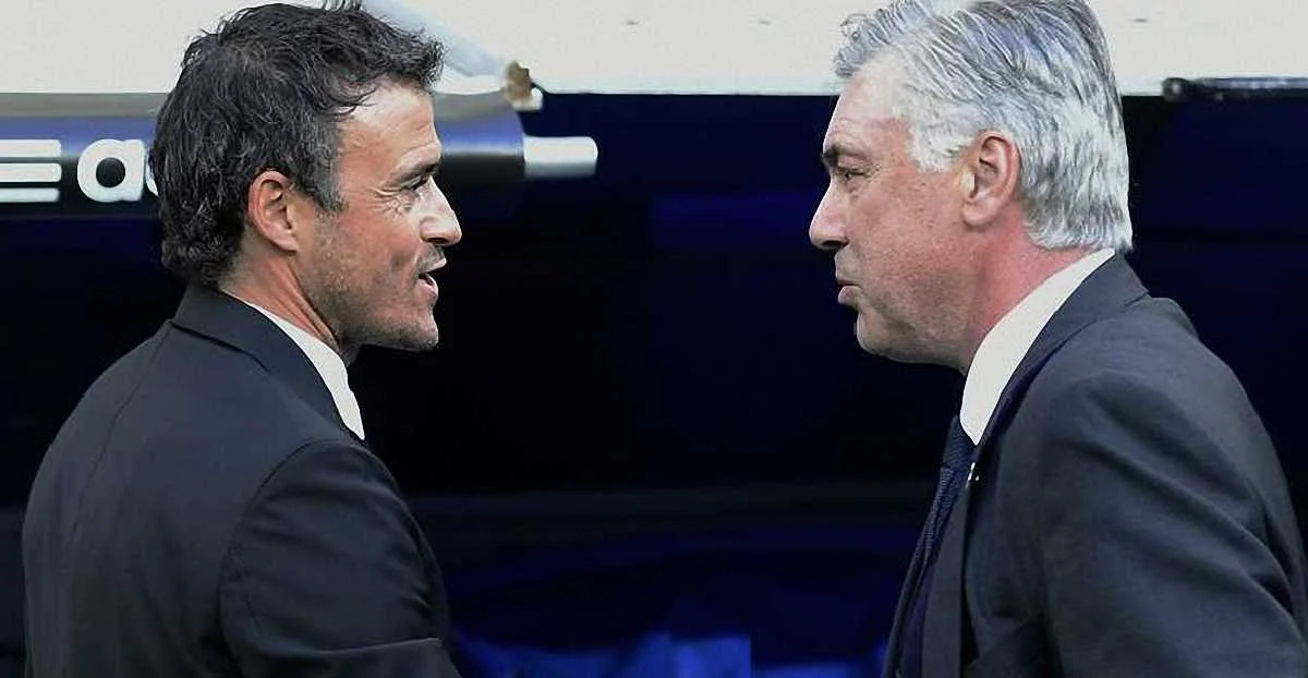 Луис Энрике и Карло Анчелотти