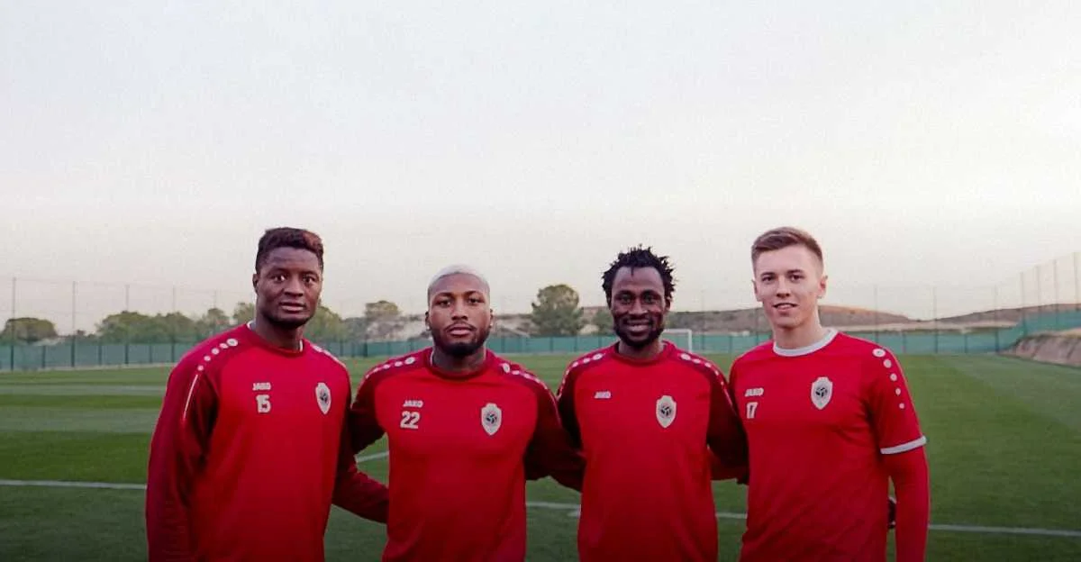 Єгор Назарина (крайній справа) / ФК Антверпен