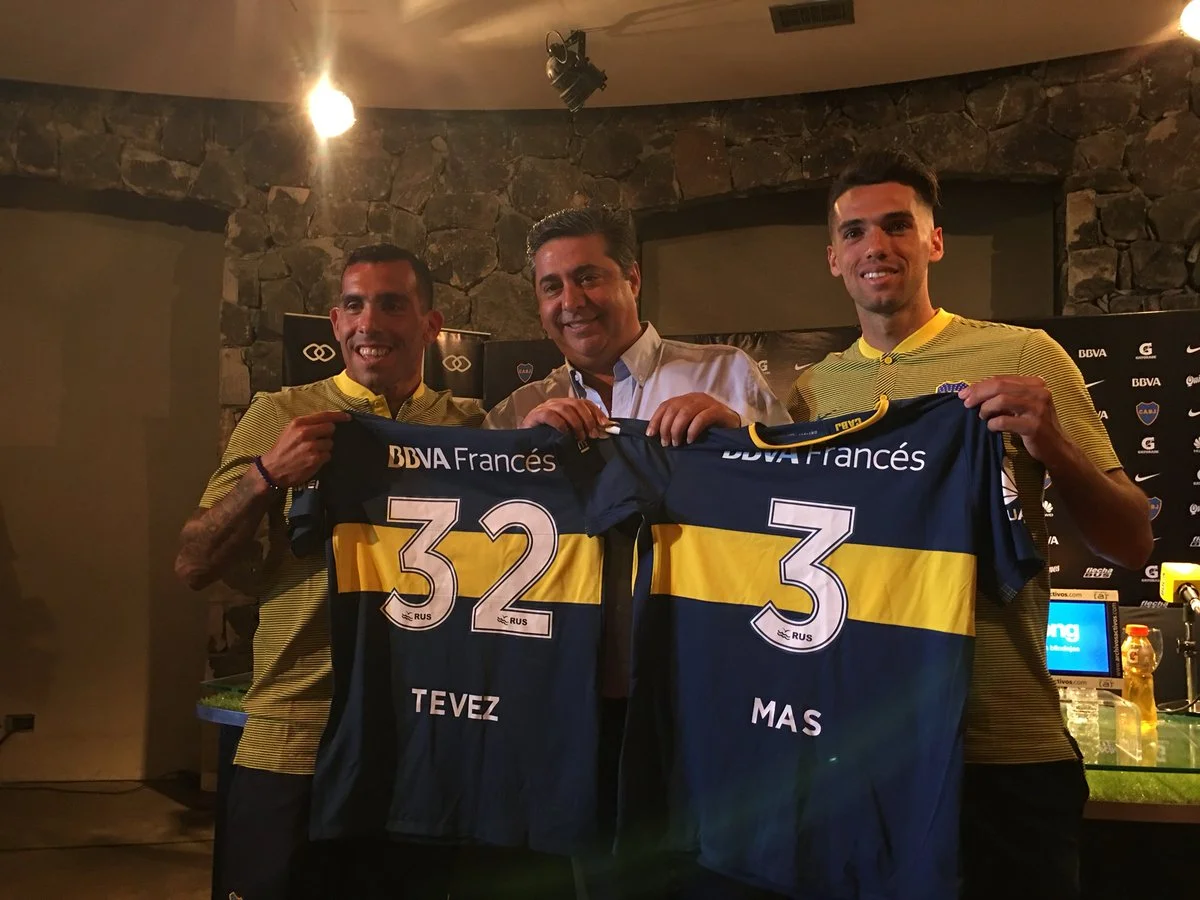Тевес і Мас / твіттер Бока Хуніорс