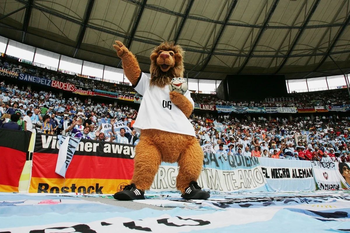 Лев Голео VI был талисманом ЧМ-2006 / фото из соцсетей