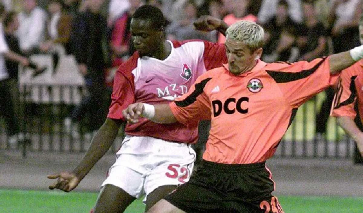 Предраг Пажин у матчі проти московського Локомотива