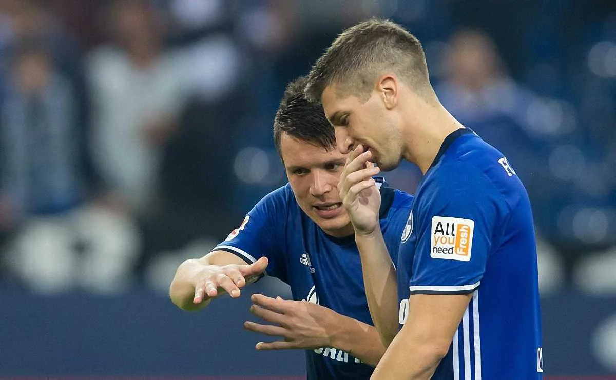 Евгений Коноплянка с Настасичем / фото DPA