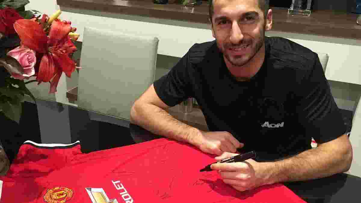 Мхітарян продасть футболку Манчестер Юнайтед з автографами гравців і пожертвує кошти на допомогу хворим на рак дітям у Вірменії