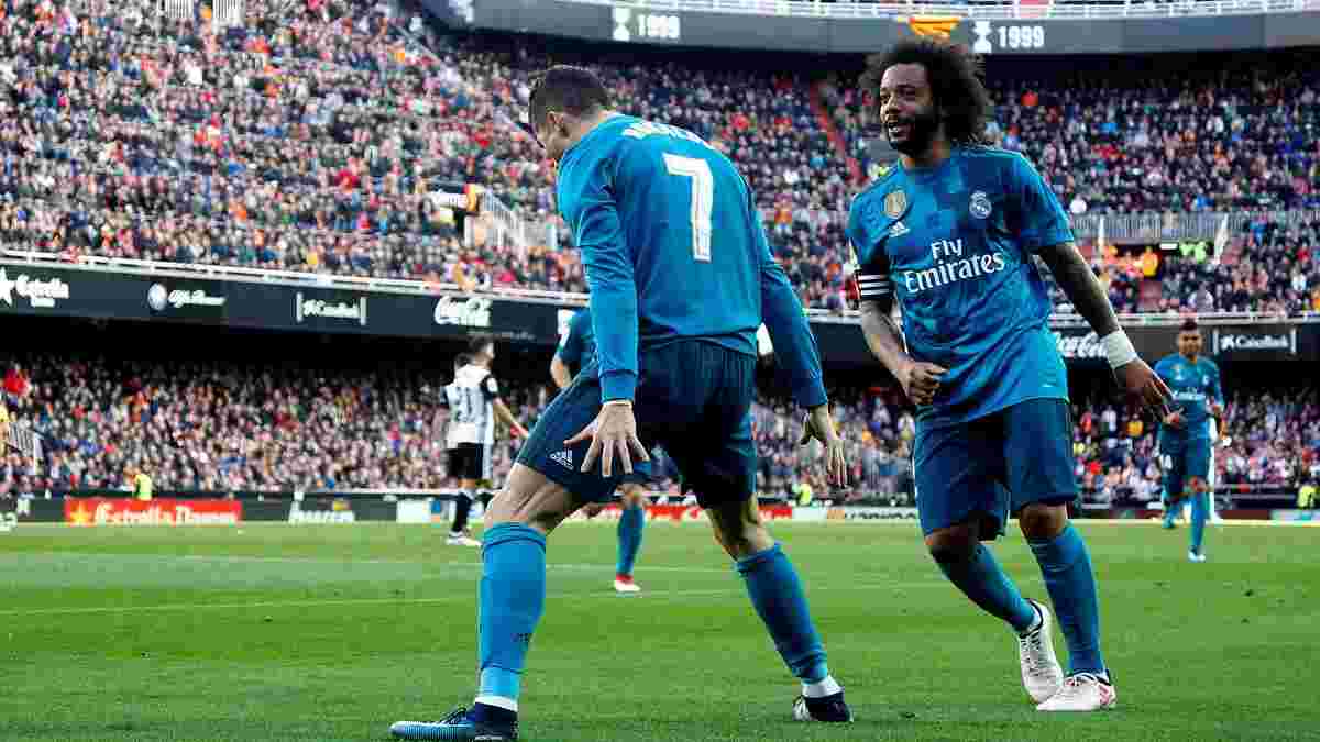 Реал разгромил Валенсию в неоднозначном матче: Роналду и Марсело показали зубы, экс-защитник Барсы привез 2 пенальти