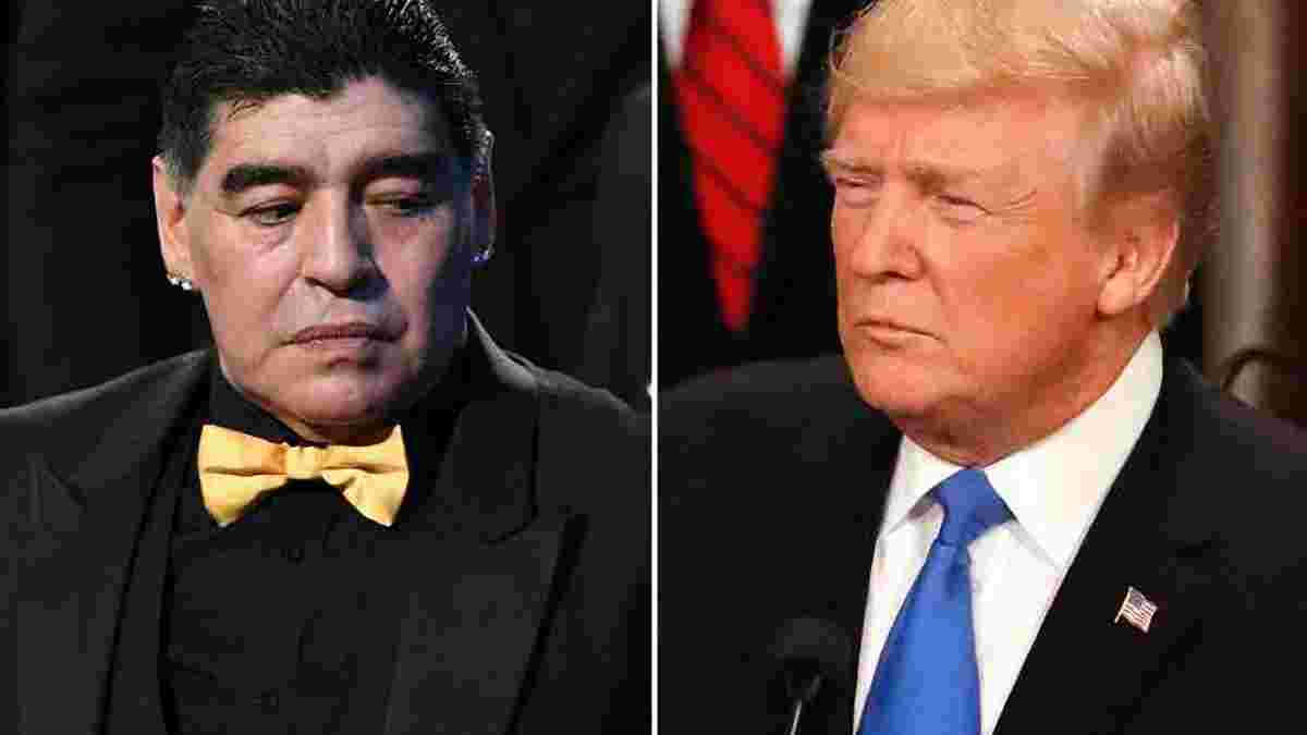 Марадоне отказали во въезде в США из-за оскорбления Трампа