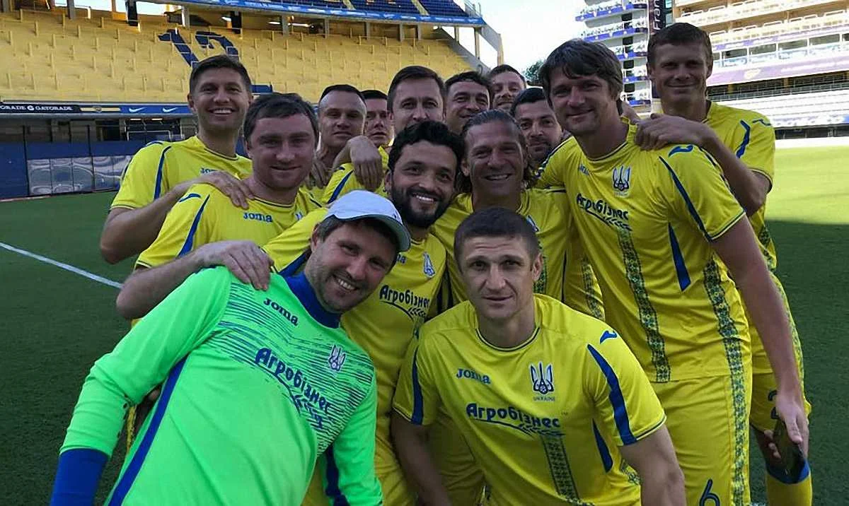 Збірна України серед ветеранів, фото: Facebook ФФУ