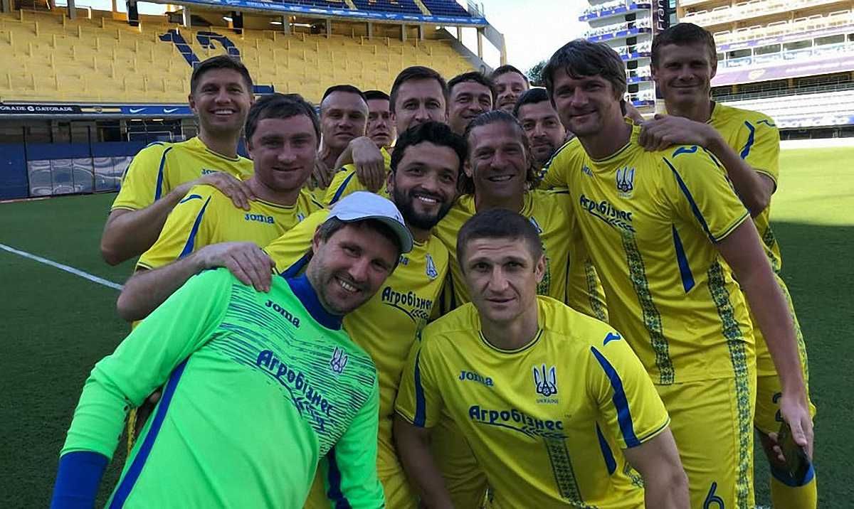 Збірна України серед ветеранів, фото: Facebook ФФУ