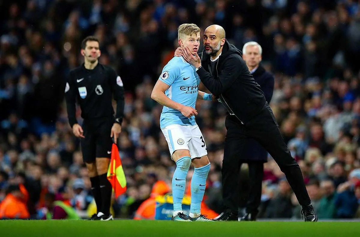 Александр Зинченко и Хосеп Гвардиола / фото Getty Images