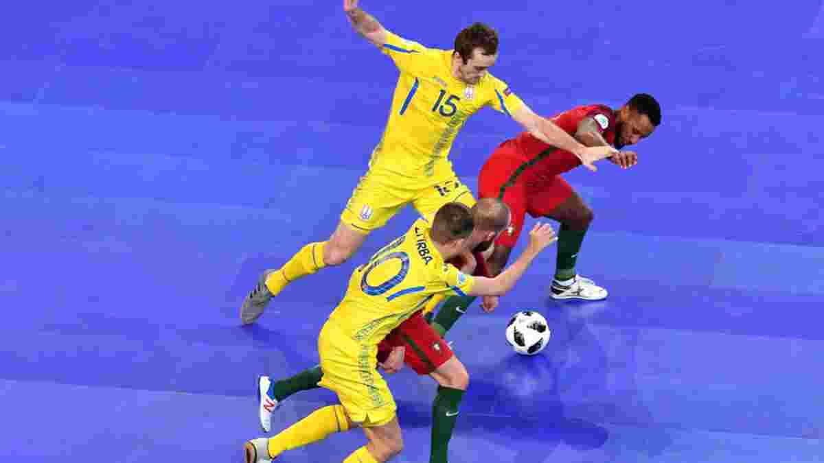 Футзал, Євро-2018: Україна – Португалія – 3:5 – відео голів та огляд матчу