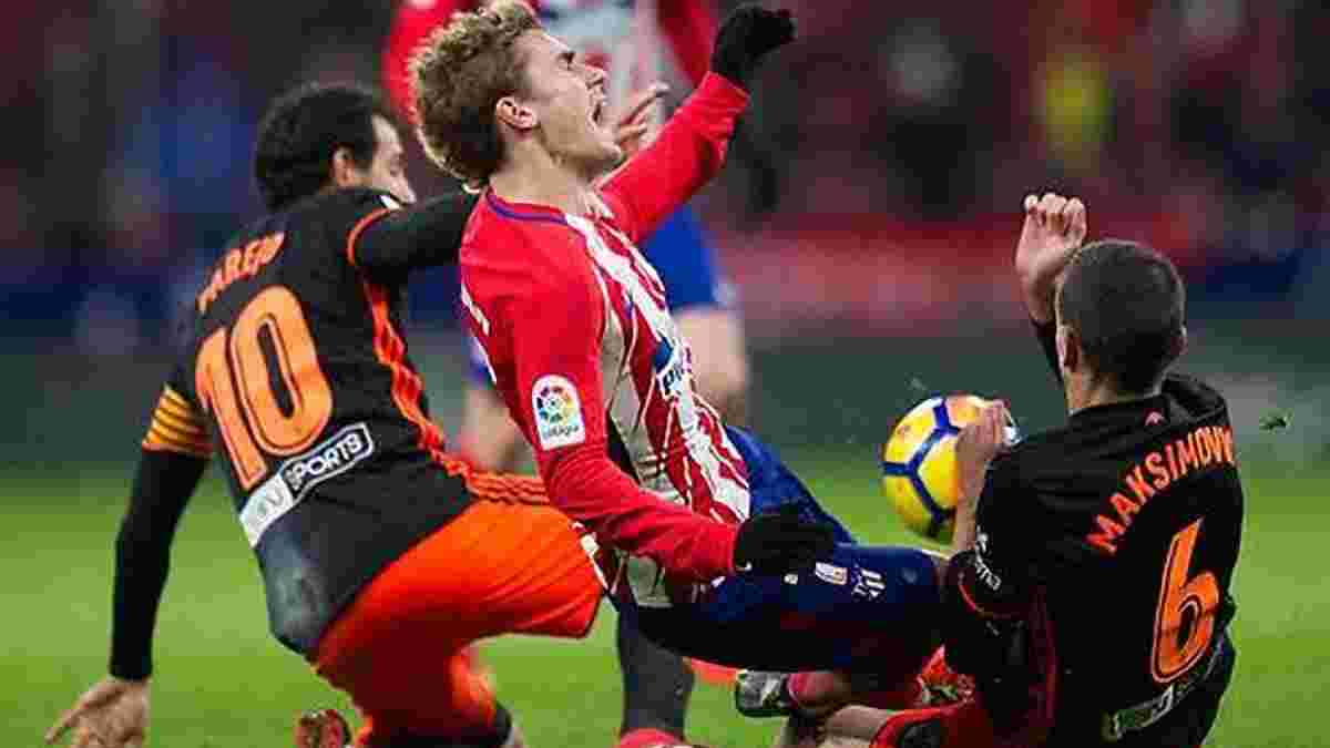 Атлетіко здолав Валенсію в центральному матчі – конфлікт Грізманна зі своїми фанами, вибиті зуби і гол-ракета
