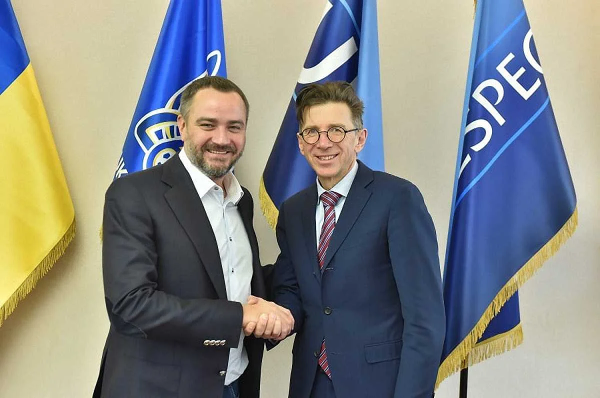 Мартін Каллен та Андрій Павелко / ФФУ