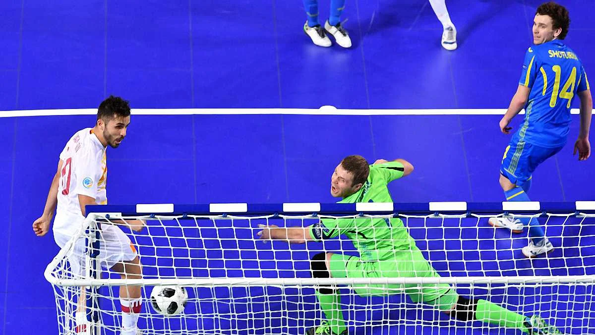 Украина – Испания, футзал Евро-2018 / фото УЕФА