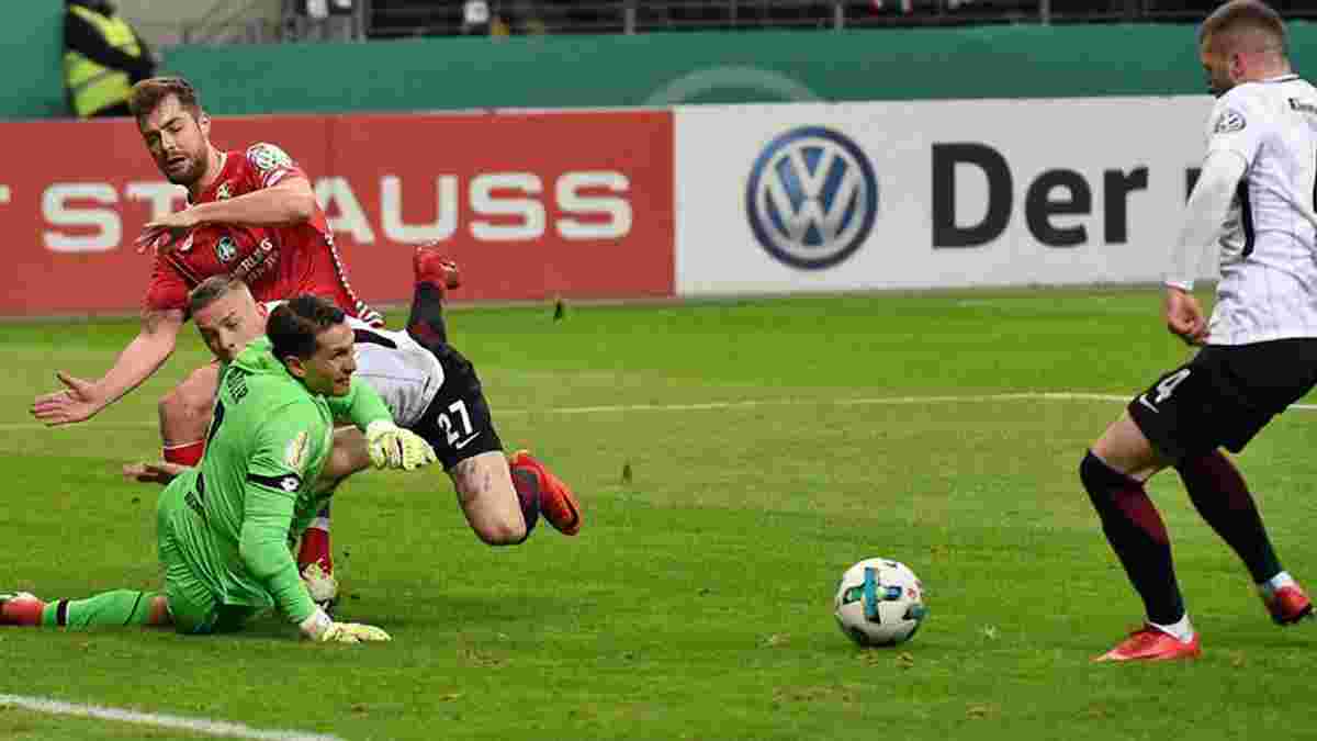 Айнтрахт разгромил Майнц и вышел в полуфинал Кубка Германии