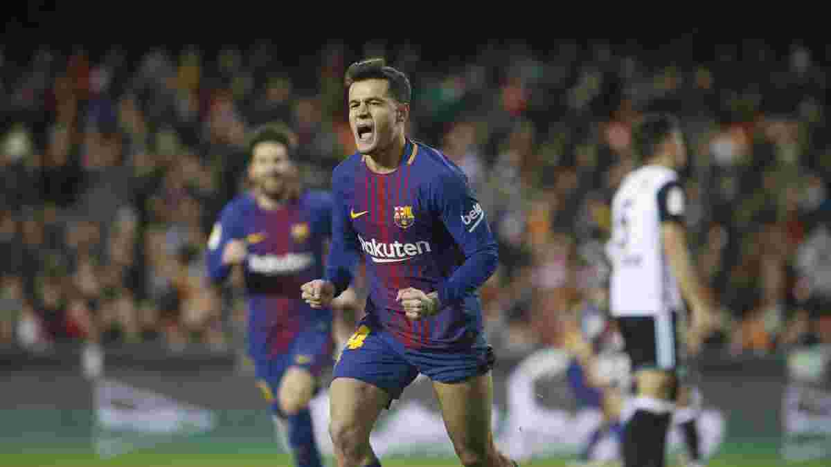 Коутинью: Хотел как можно быстрее забить дебютный гол за Барселону