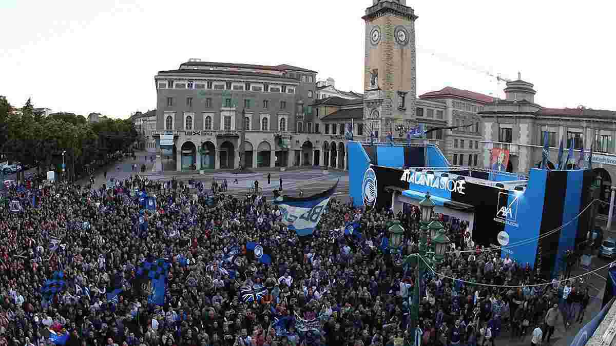 Президент Аталанты Антонио Перкасси расплакался, когда 5 тысяч болельщиков из Бергамо скандировали его имя в Дортмунде