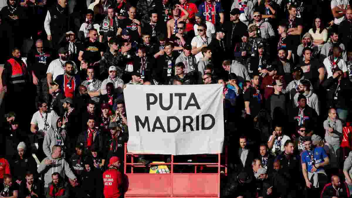 Фанати ПСЖ продемонстрували провокаційний банер на адресу Реала