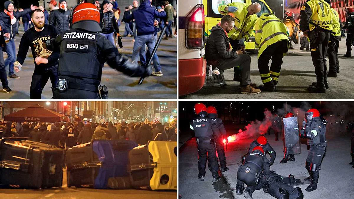 Атлетік – Спартак: загинув поліцейський / фото Marca