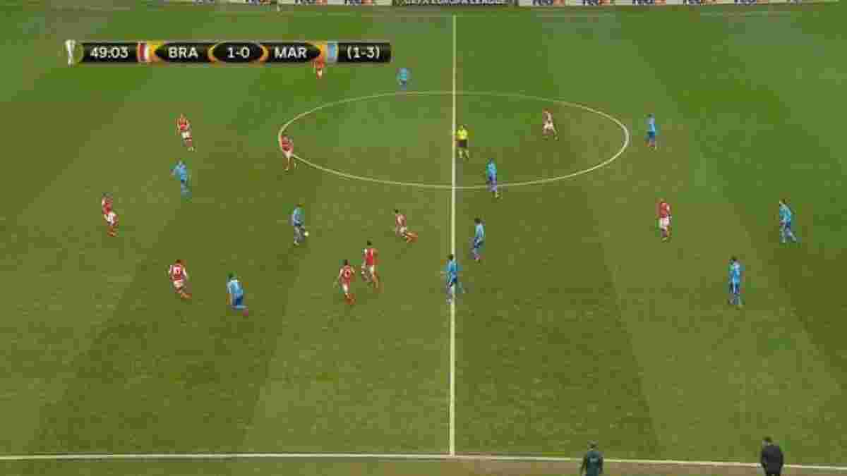 Брага – Марсель – 1:0 – видео гола и обзор матча