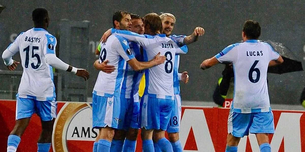 Гравці Лаціо / фото: офіційний сайт ФК Лаціо