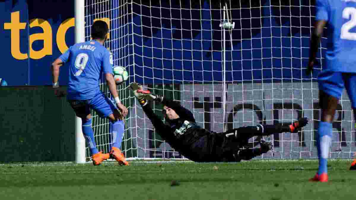 Голкипер Вильярреала Асенхо отбил 2 пенальти в матче с Хетафе