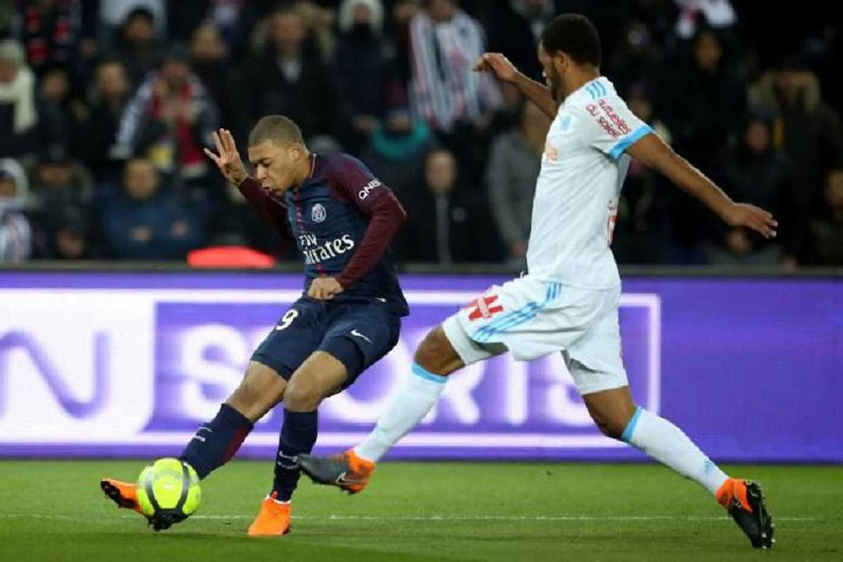 Мбаппе у матчі проти Марселя / фото: Twitter L'Equipe