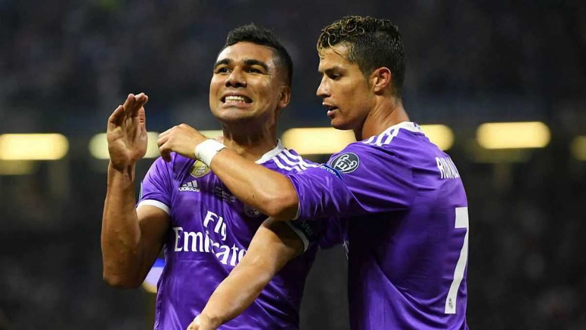 Роналду и Каземиро / Getty Images