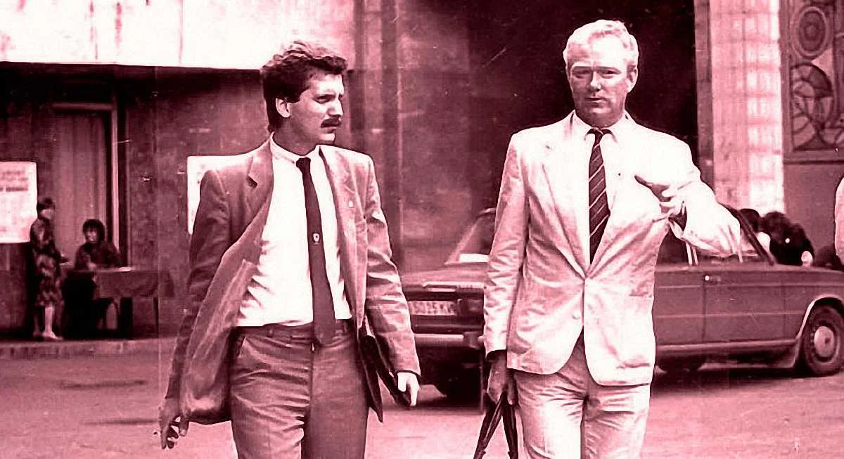 Овдій Піналов та Валерій Лобановський / Фото з архіву