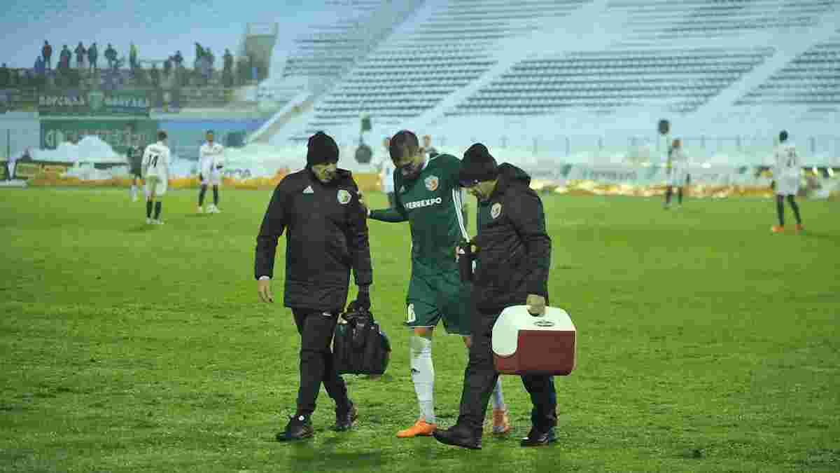 Коломоец и Новак получили травмы в матче Ворскла – Черноморец