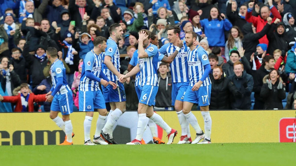 Брайтон святкує перший забитий м'яч