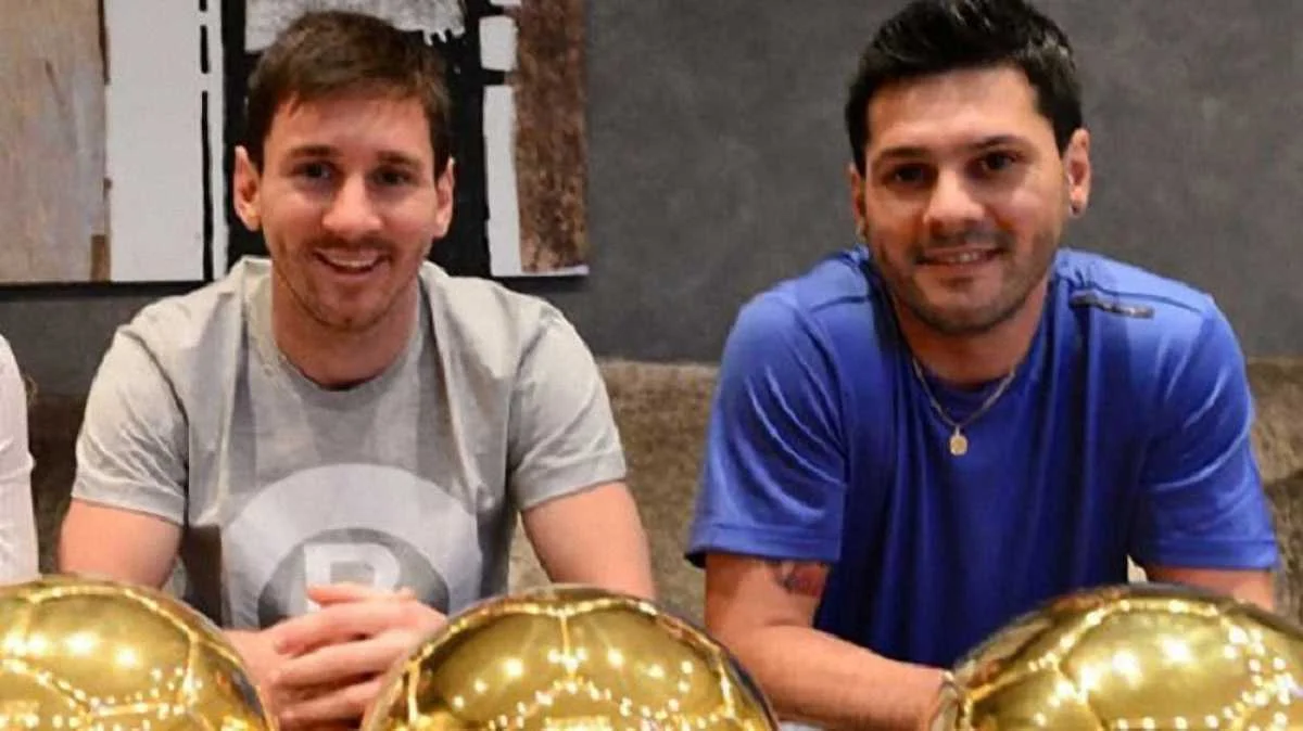 Лео Мессі зі своїм братом Матіасом / Ole