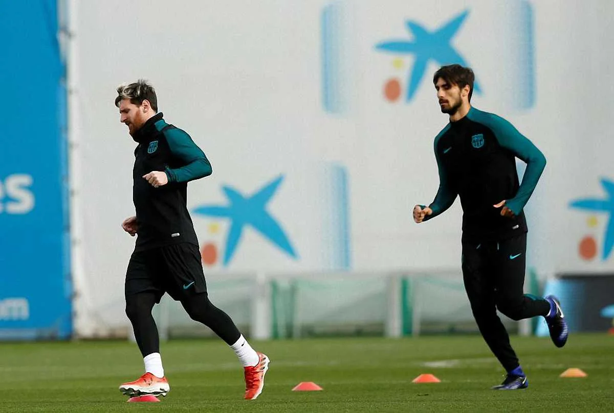 Мессі та Андре Гомеш