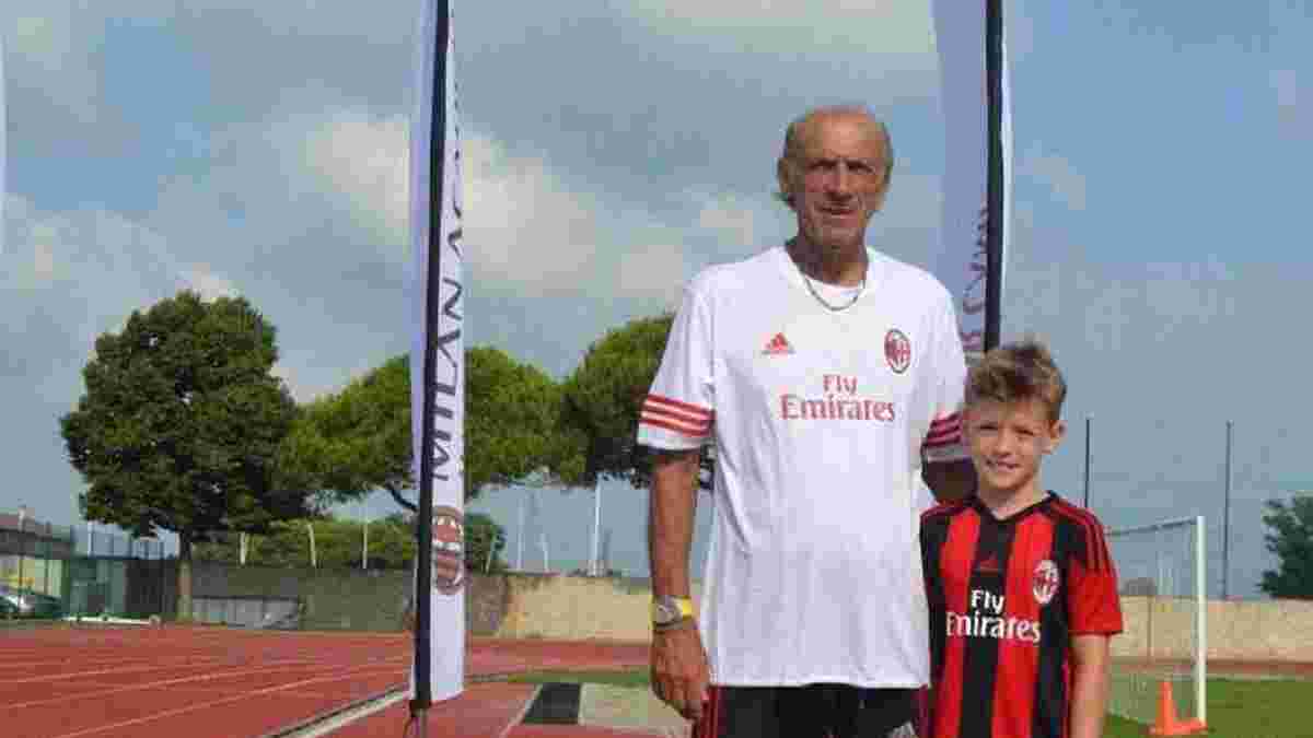 Милан пригласил на сборы 10-летнего украинского парня Билыка