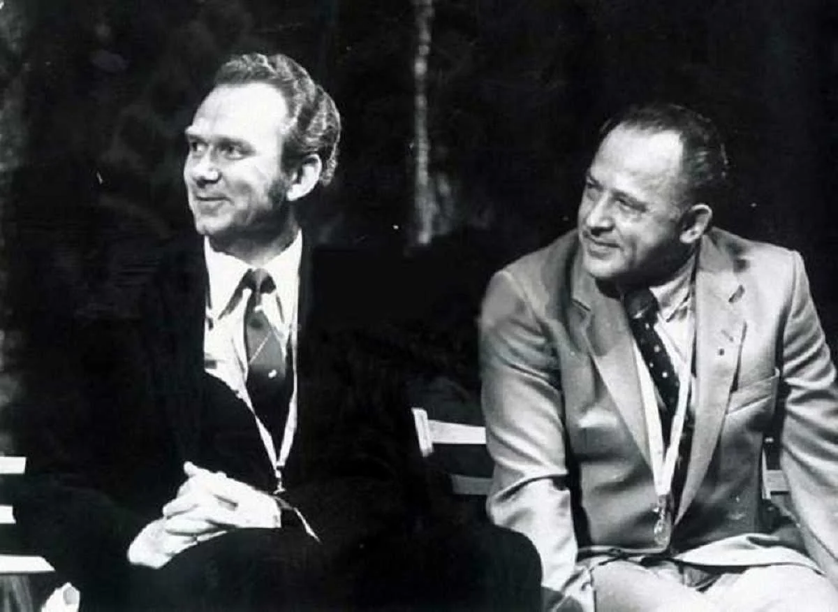 Валерій Лобановський та Михайло Коман