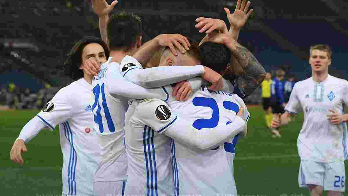 Динамо піднялося на 21 місце в клубному рейтингу УЄФА