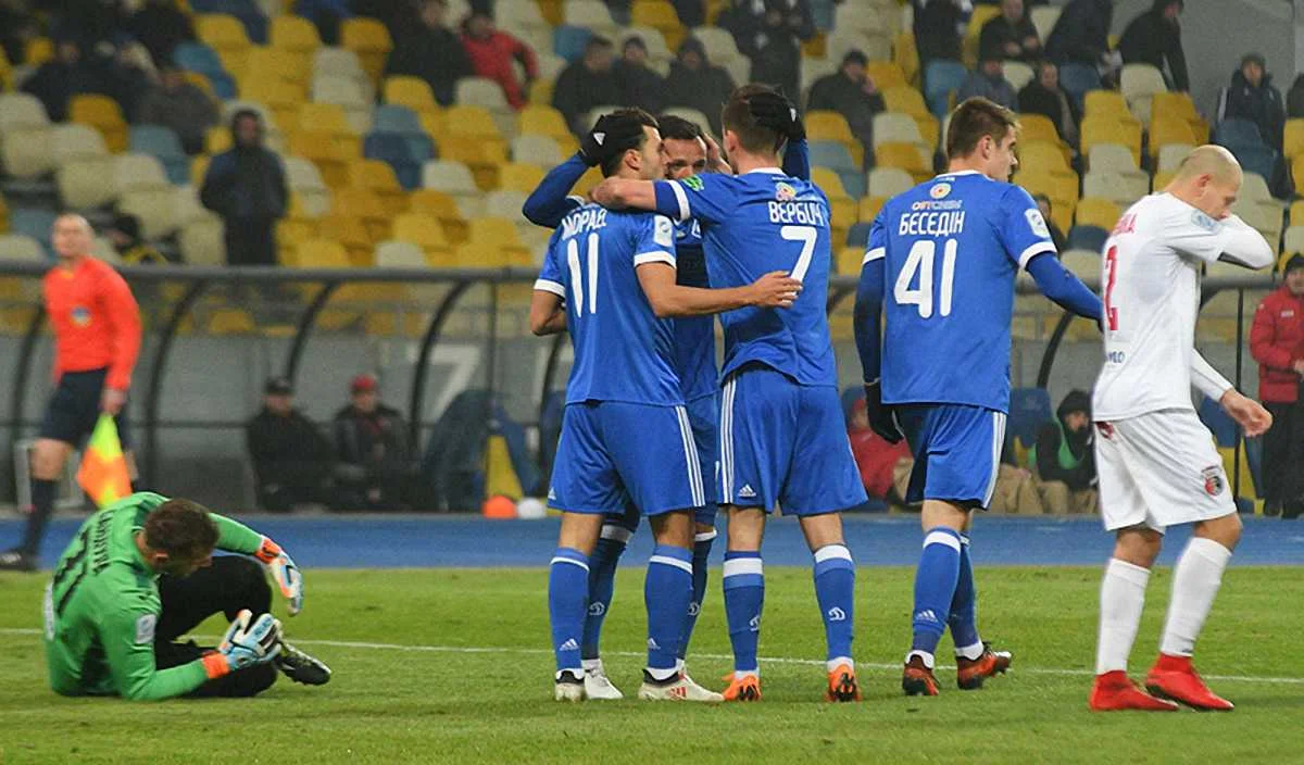 Динамо – Верес: огляд матчу та рахунок, фото: Футбол 24