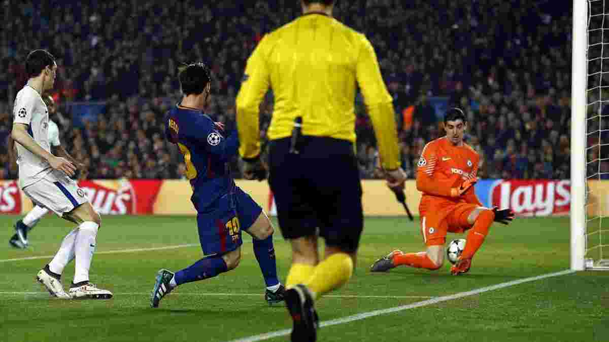 Барселона – Челсі: нещадний тролінг Куртуа через принизливі голи Мессі