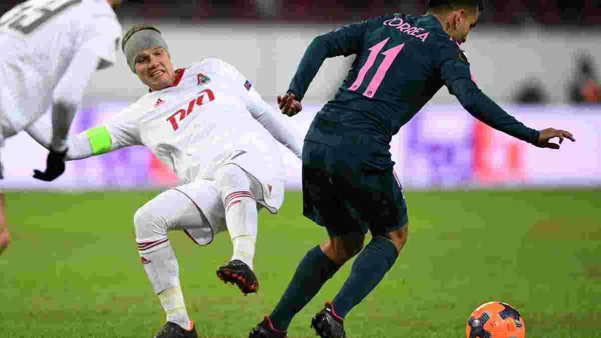 Атлетико на выезде разгромил Локомотив и прошел в 1/4 финала Лиги Европы