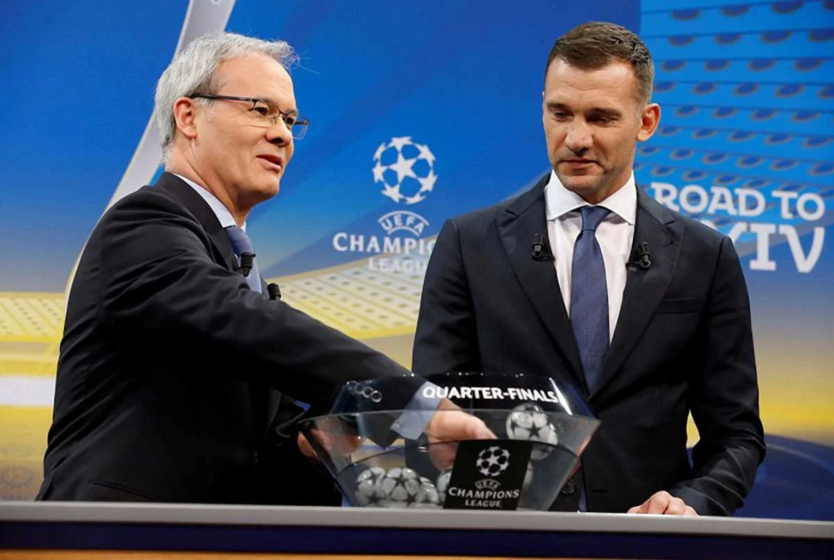 Результати жеребкування 1/4 фіналу Ліги чемпіонів