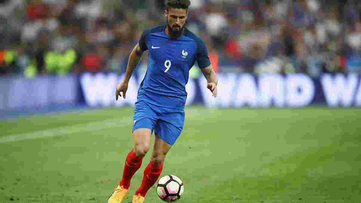 Жиру забив 30 гол за збірну Франції