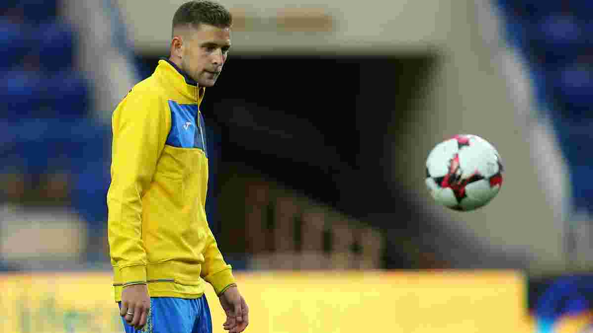 Кравец сравнялся с Милевским, Ворониным и еще двумя игроками по количеству голов в сборной Украины
