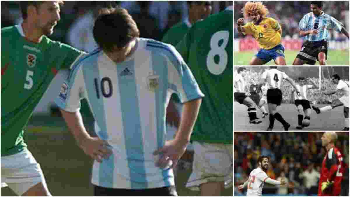 Топ-5 позорных поражений сборной Аргентины: Месси и Марадона также проигрывали со счетом 1:6