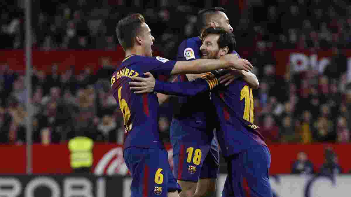 Барселона видала неймовірний камбек проти Севільї: Мессі врятував каталонців