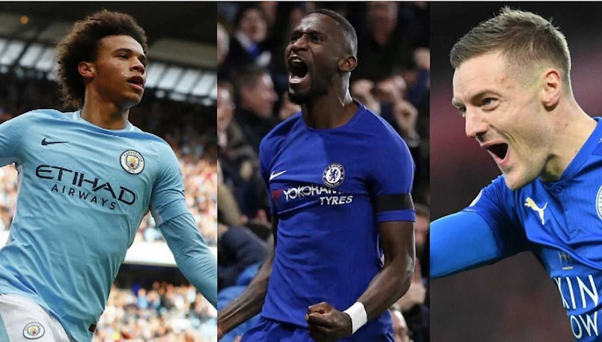 Сане, Рюдигер и Варди / Коллаж "Футбол 24"