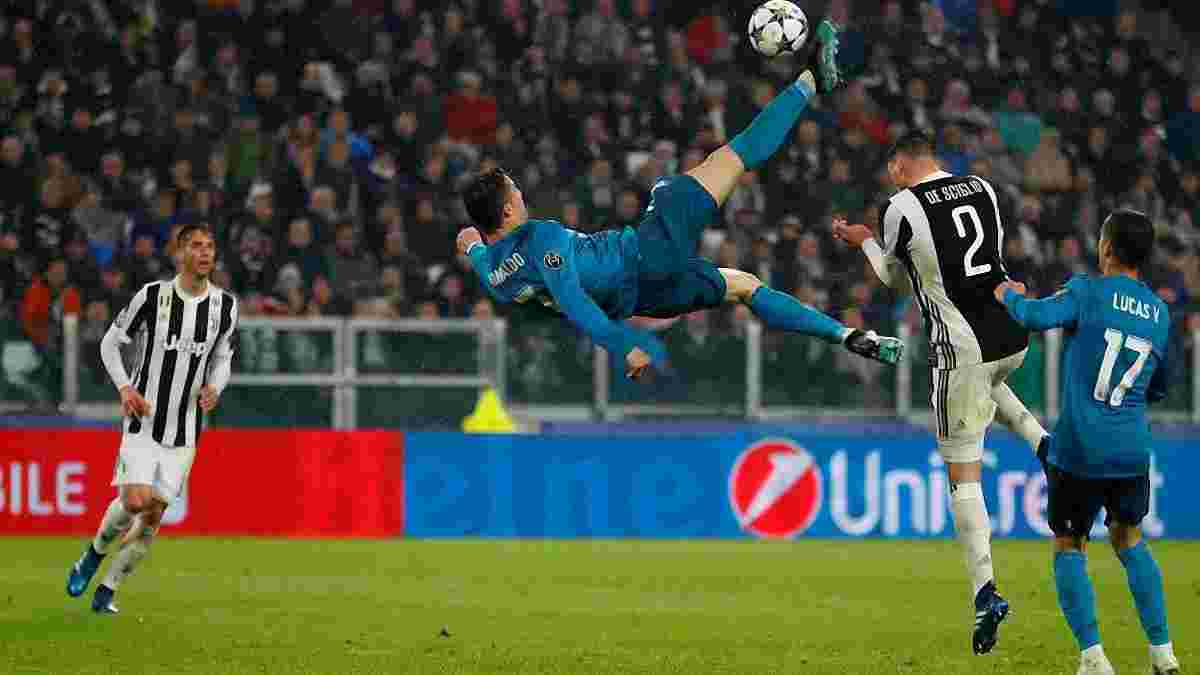 Ювентус – Реал: Роналду забив Буффону розкішний гол бісіклетою