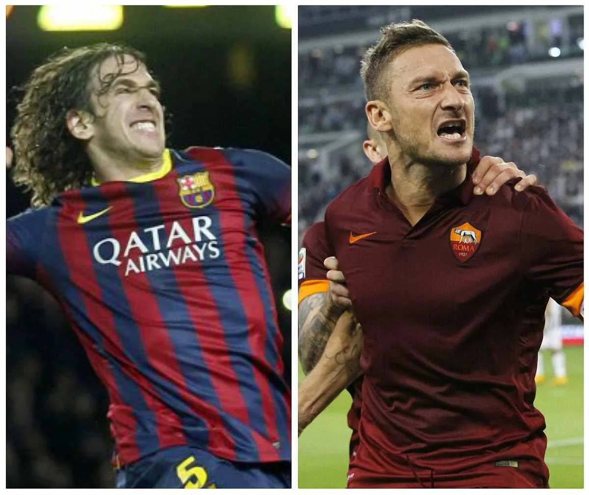 Карлес Пуйоль та Франческо Тотті/www.ahoranoticias.cl